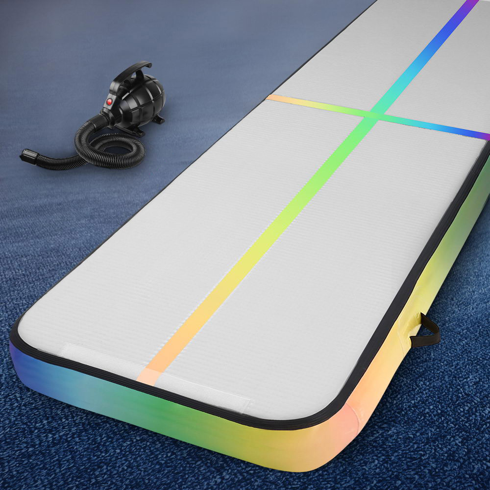 ATM-4-1-02M-MC-AP-202502281202-00 Everfit 4M Air Track Gymnastics Tumbling Exercise Mat Inflatable Mats 20CM Thick + Pump - Image 1