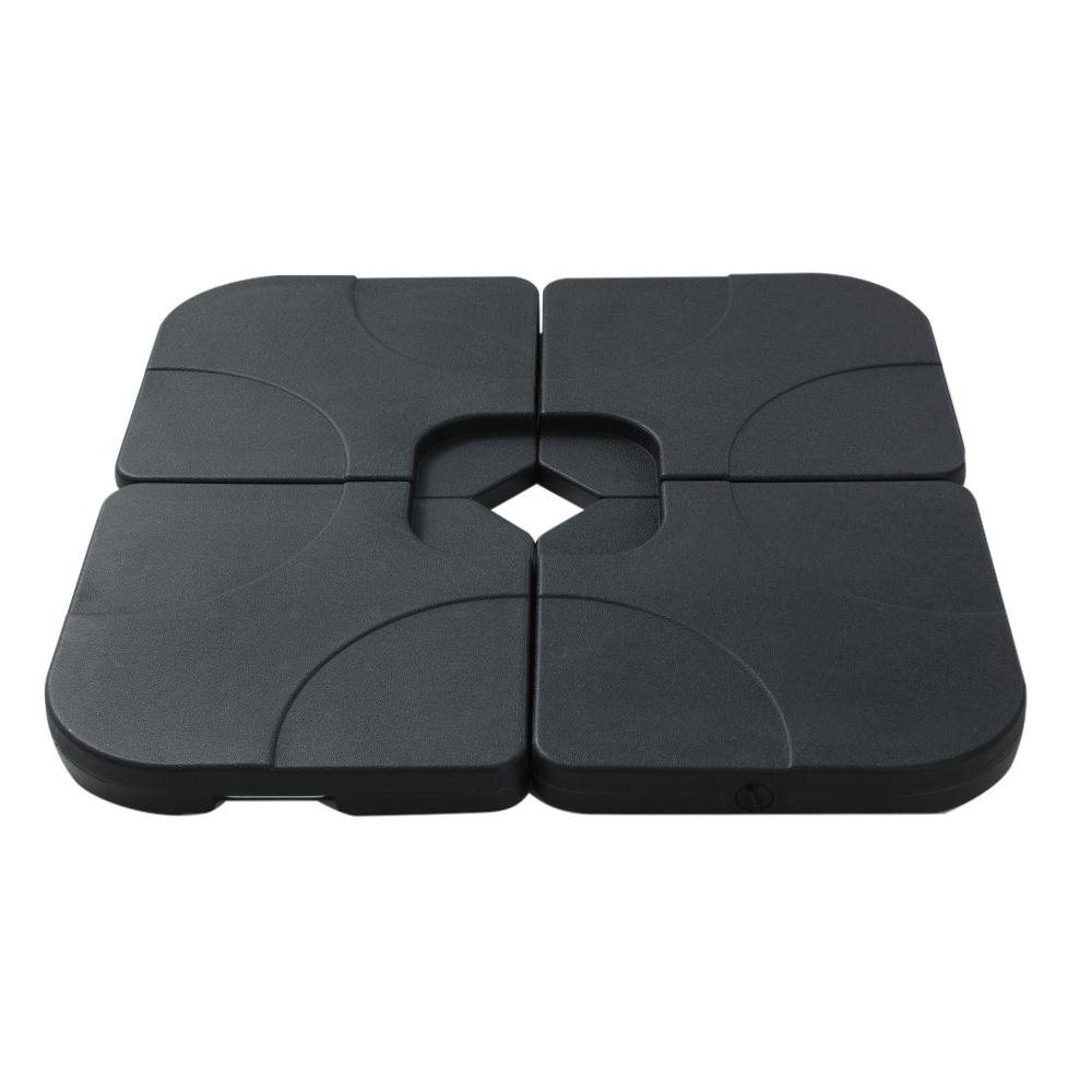 BASE-UMB-50X50-N-FC4-52675-00 Instahut Outdoor Umbrella Base 50cm 4 Plates Stand Pod Cantilever - Image 1