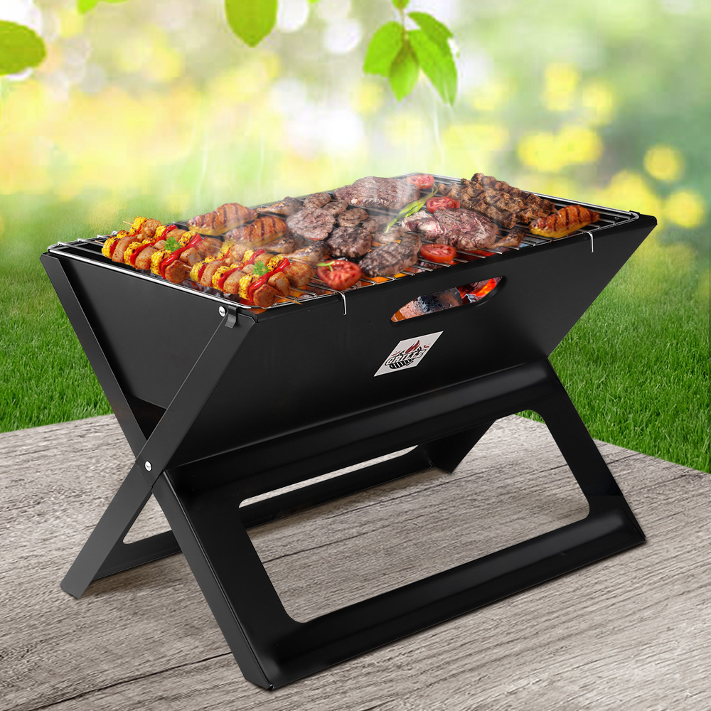 BBQ-SMOKER-SMALL-202502281646-00 Grillz BBQ Grill Charcoal Smoker Foldable - Image 1