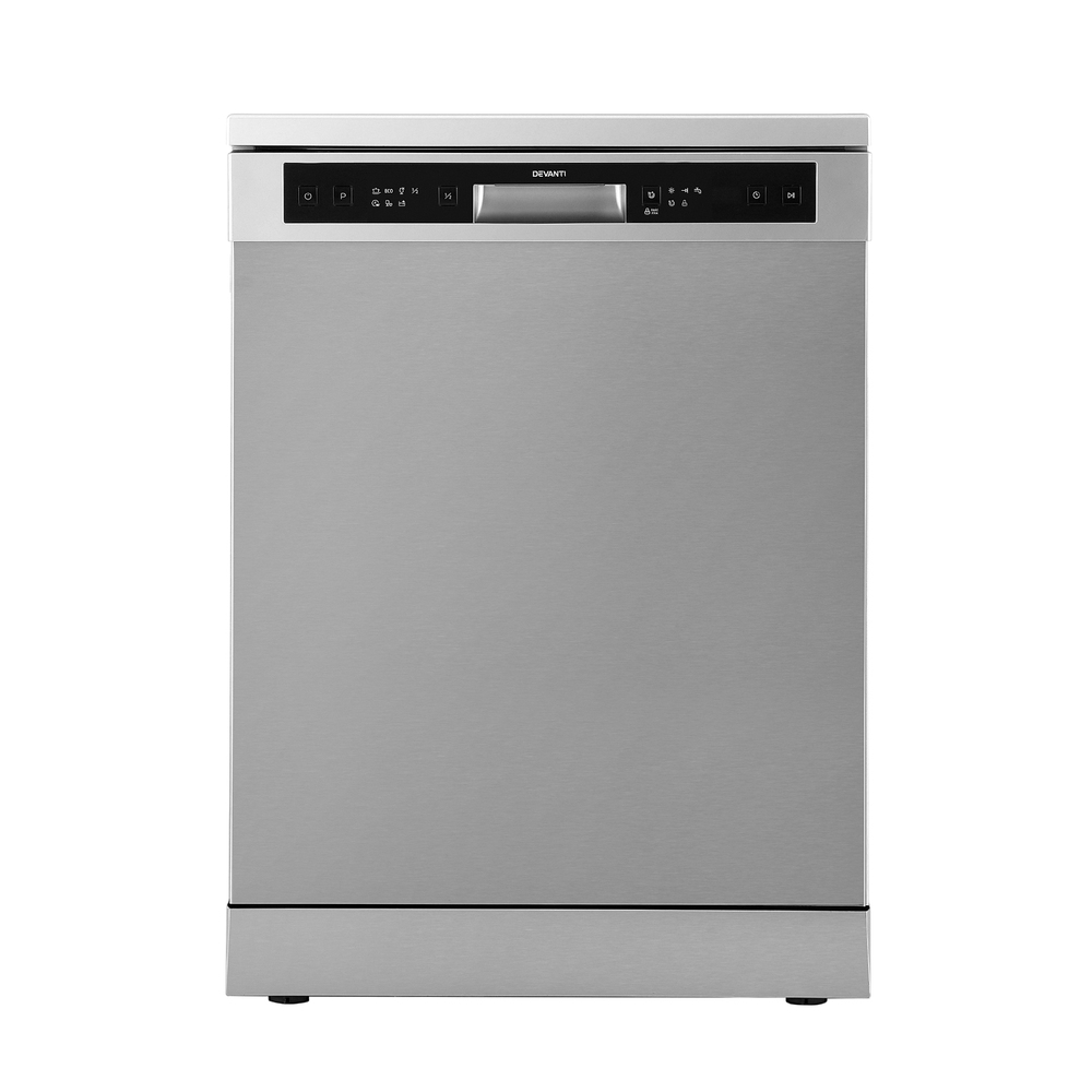 BDW-14-FS5201G-SS-202269-00 Devanti 60cm 14 Place Settings Freestanding Dishwasher Silver - Image 1