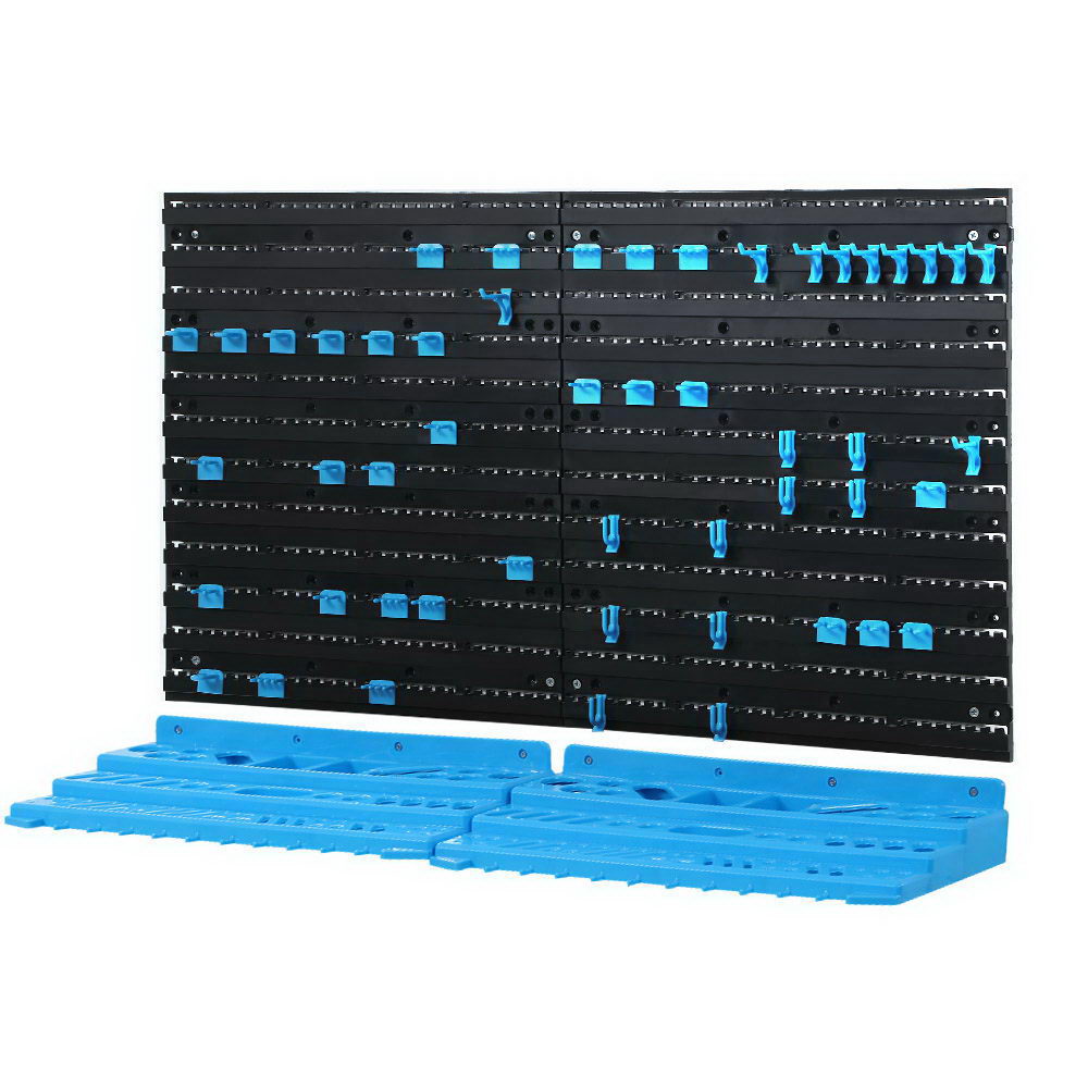 BIN-WALL-44N-00 Giantz 54 Storage Bin Rack Wall Mounted Tools - Image 1