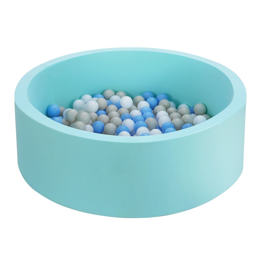 BPOOL-A-7033-BL-00 Keezi Kids Ball Pit 90x30cm Ocean Foam Play Pool Barrier Toys Children Blue - Image 1