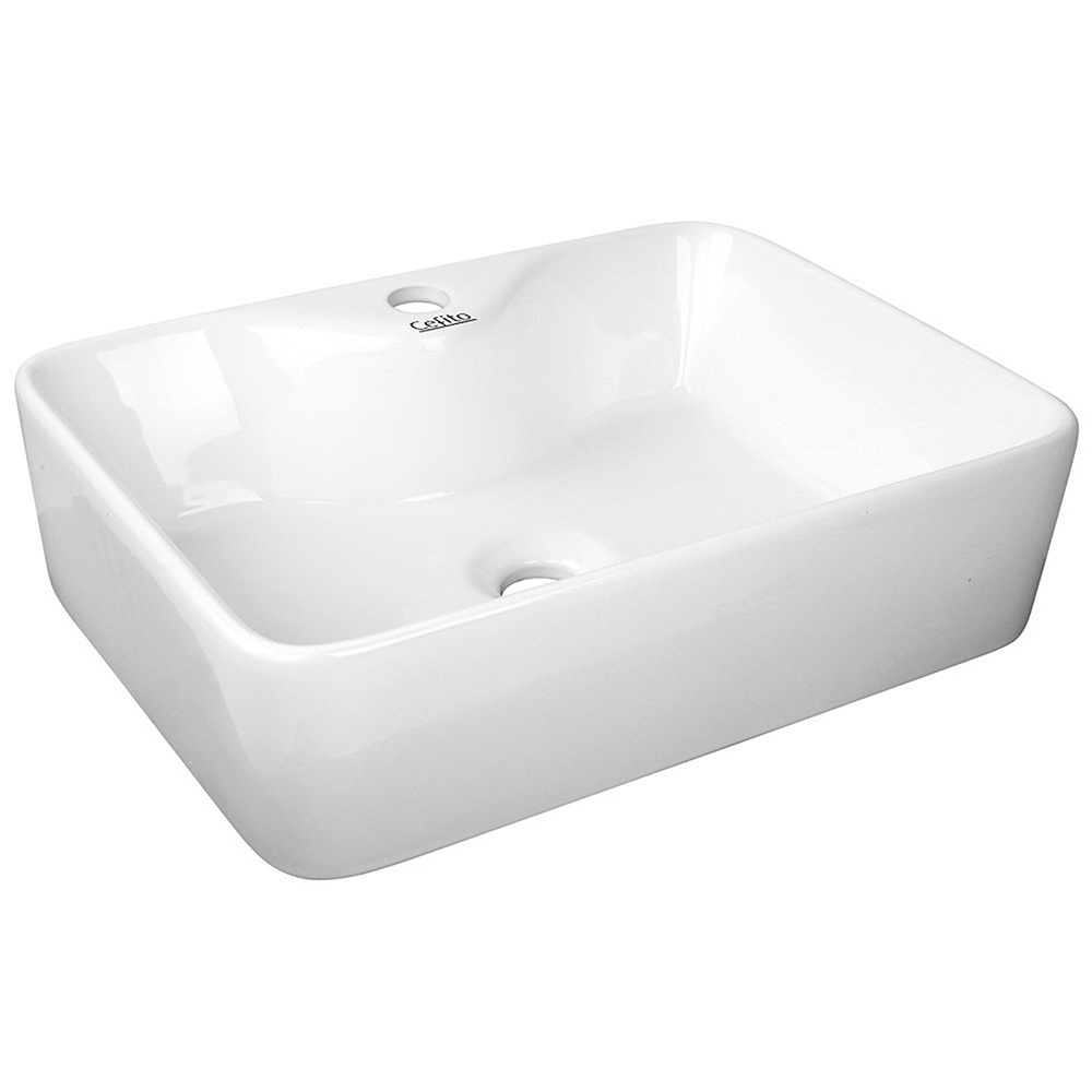 CB-038-WH-00 Cefito Bathroom Basin Ceramic Vanity Sink Hand Wash Bowl 48x38cm - Image 1