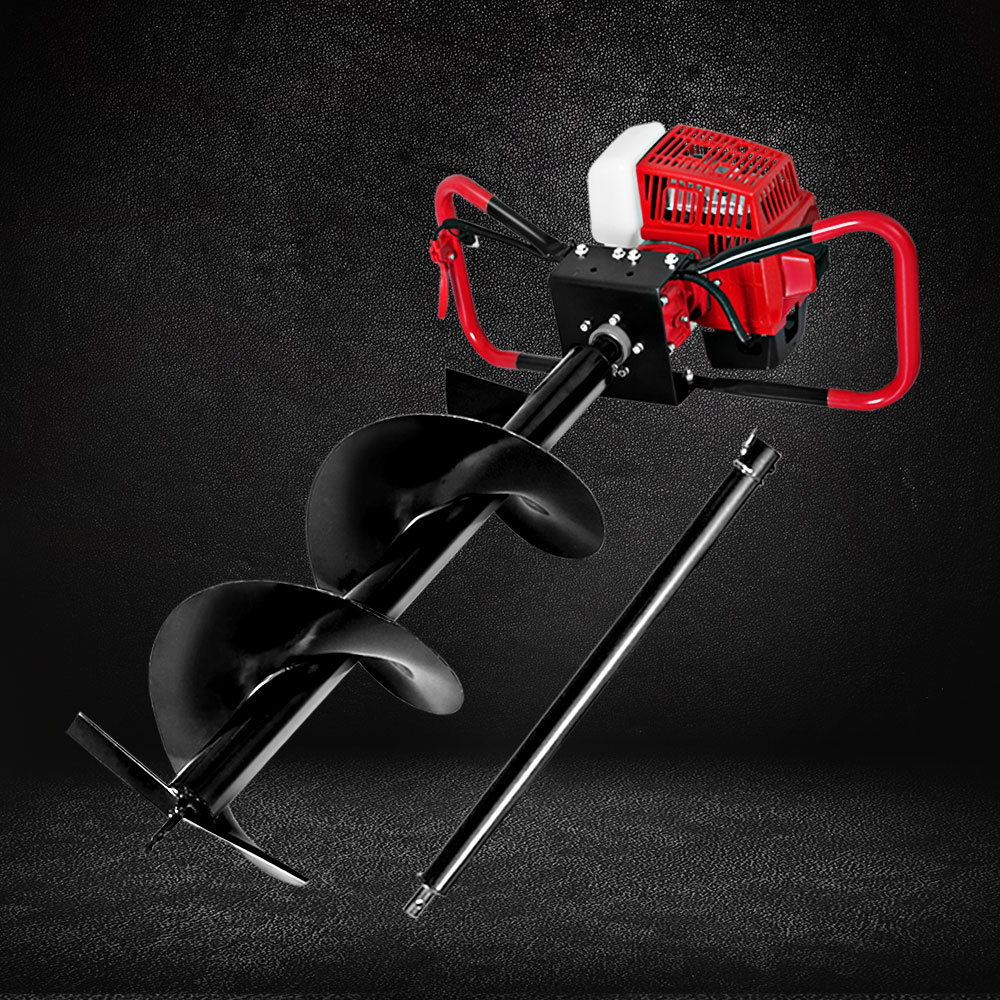 DI-SF-N-RDBK-AUG300-202502282018-00 Giantz 80CC Post Hole Digger 300mm Petrol Drill Extension Auger Bits - Image 1
