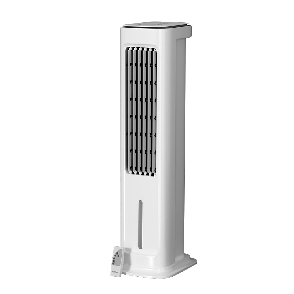 EAC-C-D3-WH-90929-00 Devanti Tower Evaporative Air Cooler Conditioner Portable Cool Fan Humidifier 6L - Image 1