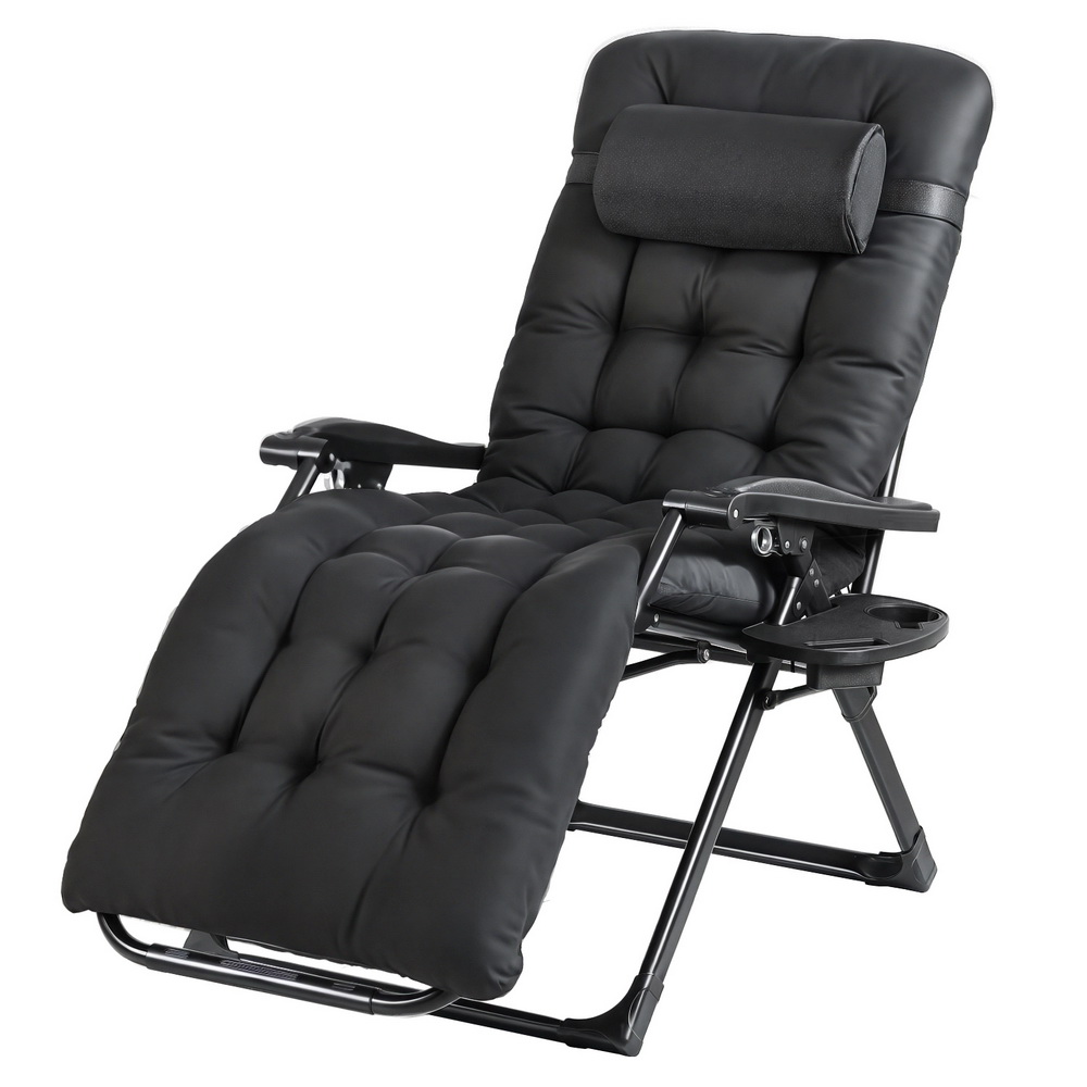 FF-LOUNGE-DS-ABK-202507021522-00 Gardeon Sun Lounge Lounger Folding Camping Zero Gravity Chair Outdoor Furniture - Image 1