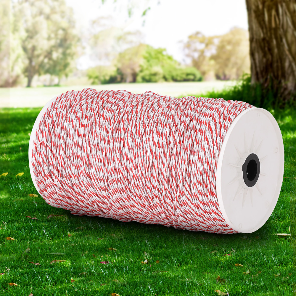 FIK-WIRE-1000M-173360-04 Giantz Electric Fence Poly Wire 1000M - Image 1