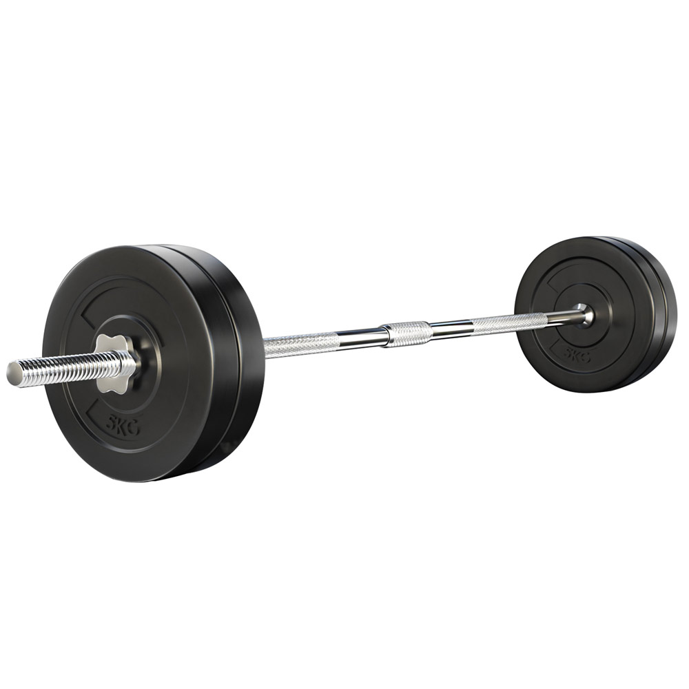 FIT-K-BB-SET-20KG-202505021640-00 Everfit 28kg Barbell Set Weight Plates Bar Lifting Bench 168cm - Image 1
