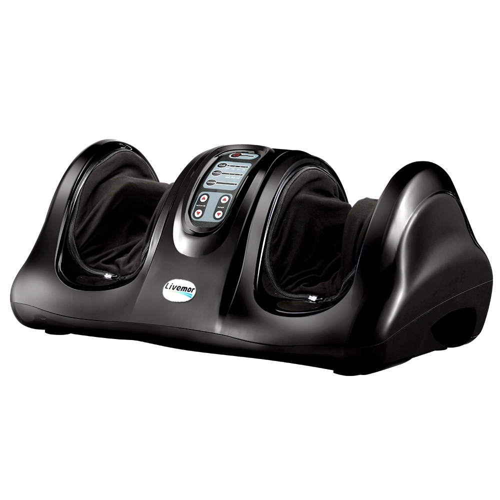 FOOT-MASSAGE-11-BK-00 Livemor Foot Massager Shiatsu Massagers Electric Remote Roller Kneading Black - Image 1