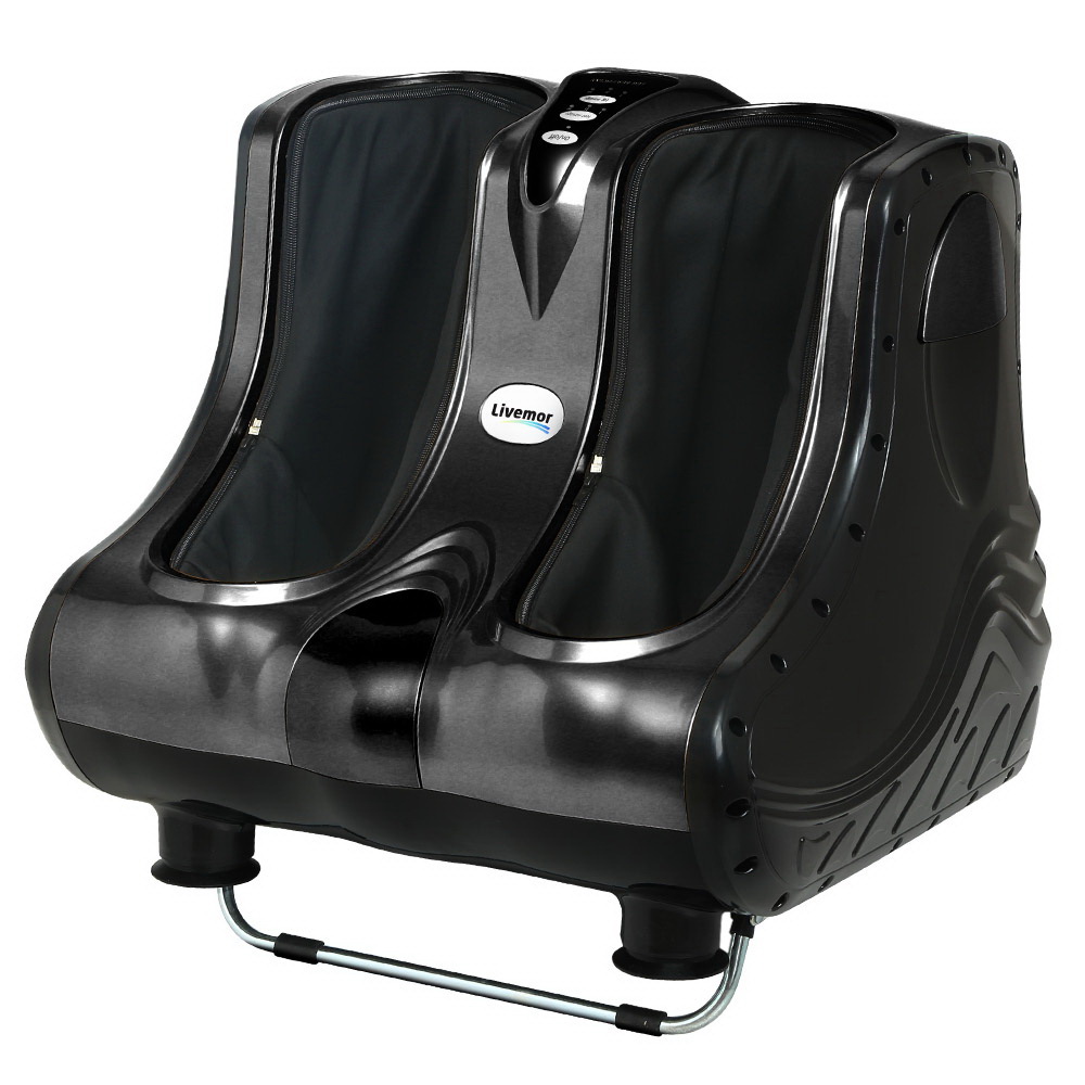 FOOT-MASSAGE-LF03-BK-00 Livemor Foot Massager Massagers Shiatsu Electric Roller Ankle Calf Leg Kneading Black - Image 1