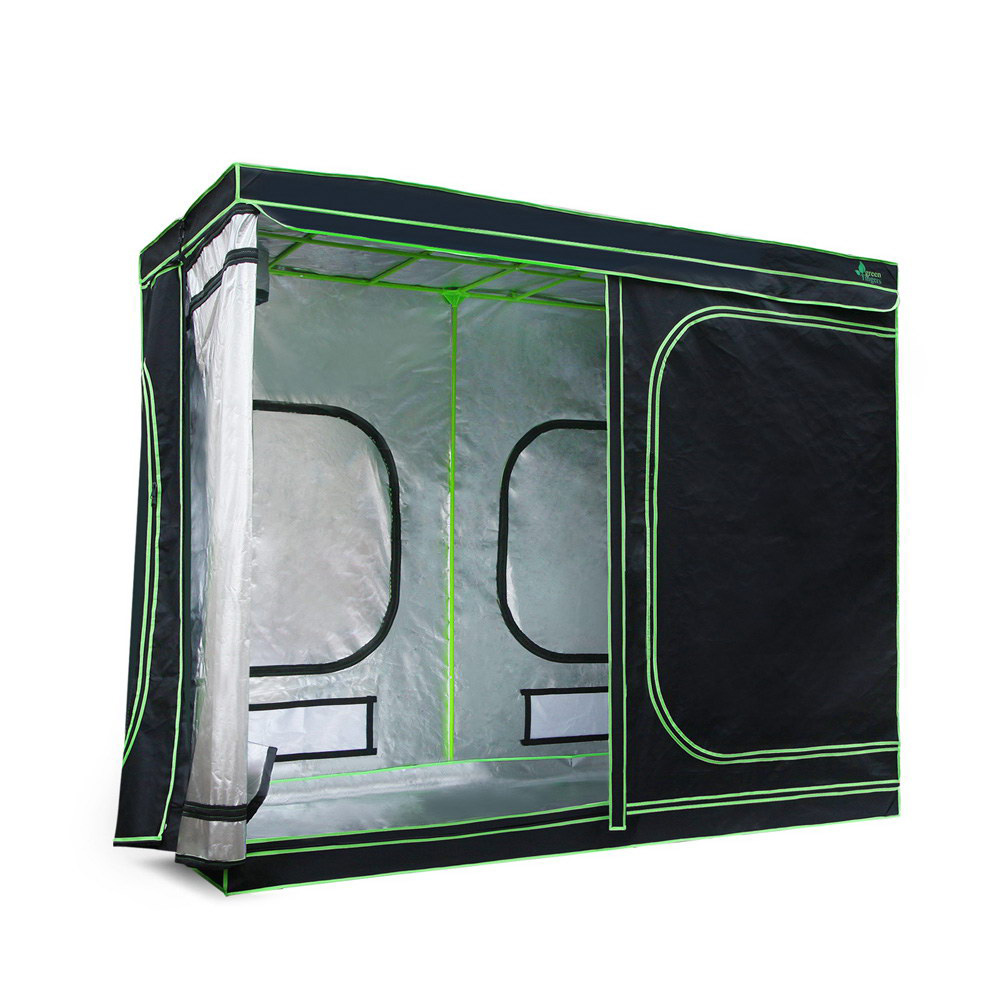 GT-D-240X120X200-00 Green Fingers Grow Tent 240x120x200CM Hydroponics Kit Indoor Plant Room System - Image 1