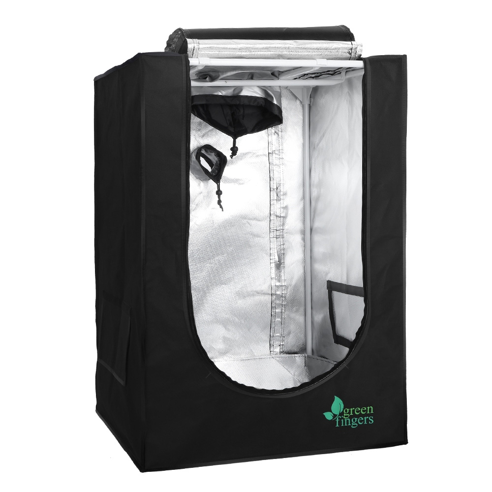 GT-D-60X60X90-BK-00 Green Fingers Grow Tent 60x60x90CM Hydroponics Kit Indoor Plant Room System - Image 1