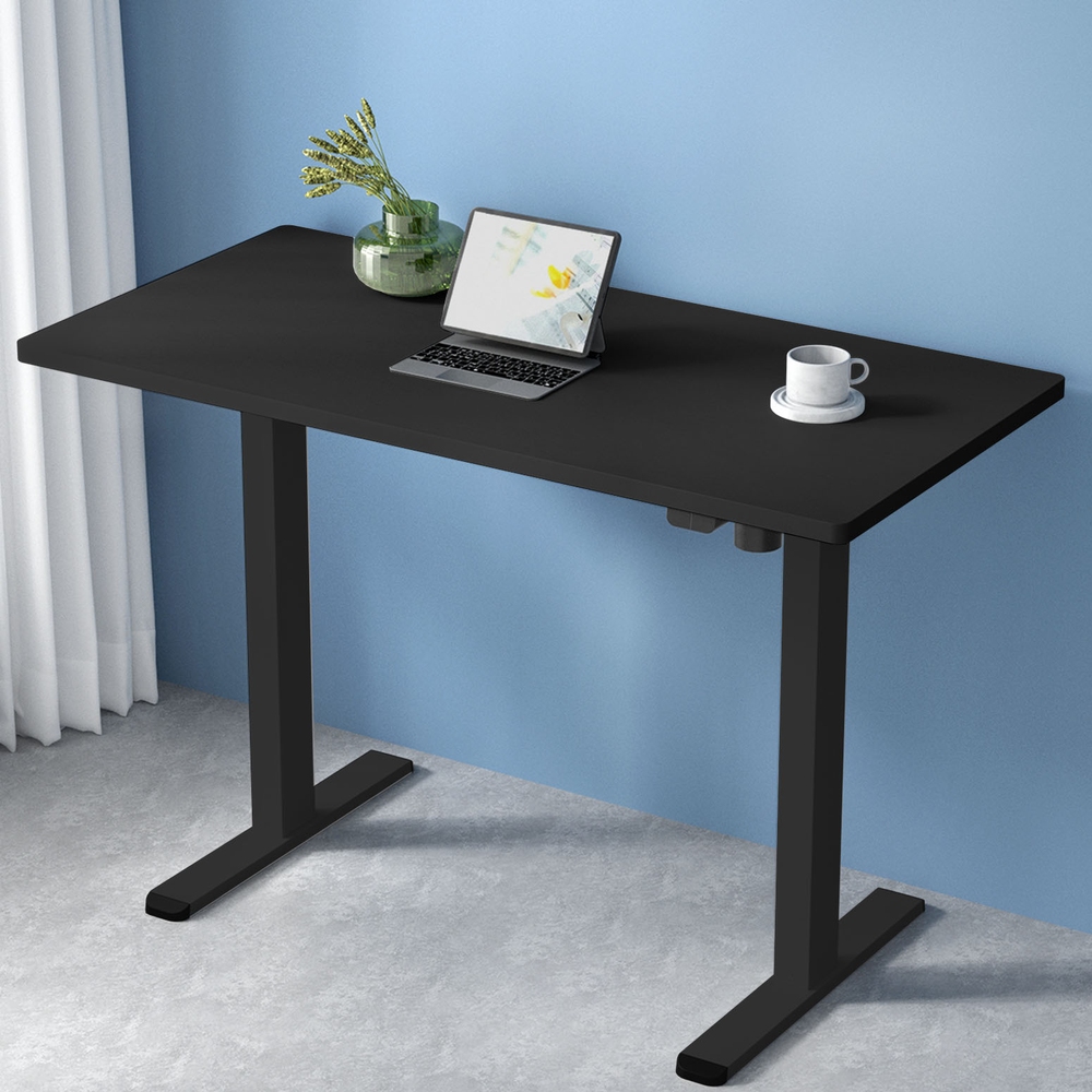HASD-114G-BKDF-BKDB-140-61854-06 Artiss Standing Desk Motorised Black 140CM - Image 1