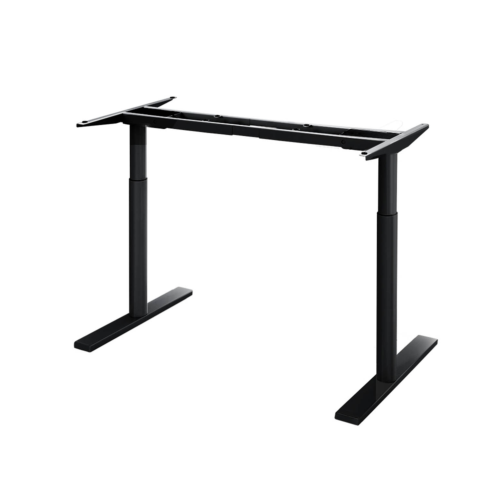 HASD-B-M10-BK-202503141616-00 Artiss Standing Desk Frame Only Dual Motor Motorised Adjustable 125KG Load Black - Image 1