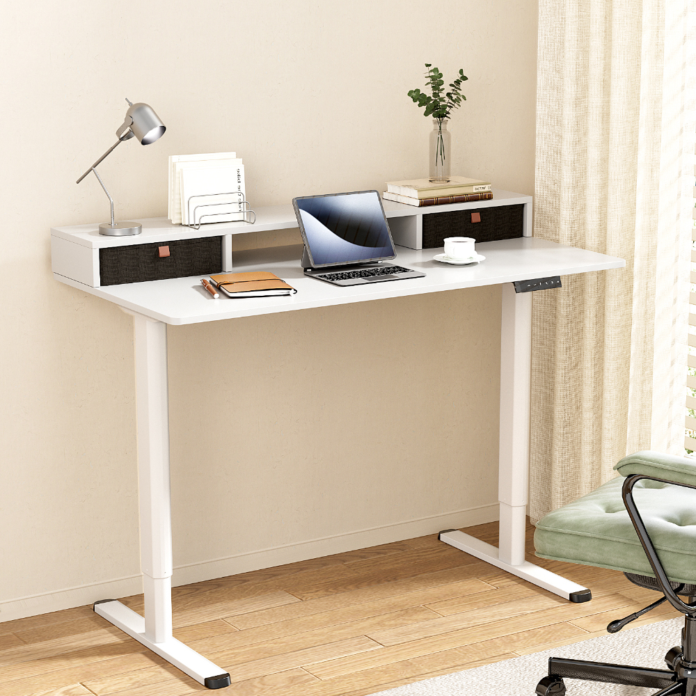 HASD-ET157-HDR-004-WH-202502281054-00 Artiss Electric Standing Desk Sit Stand Desks 120CM - Image 1