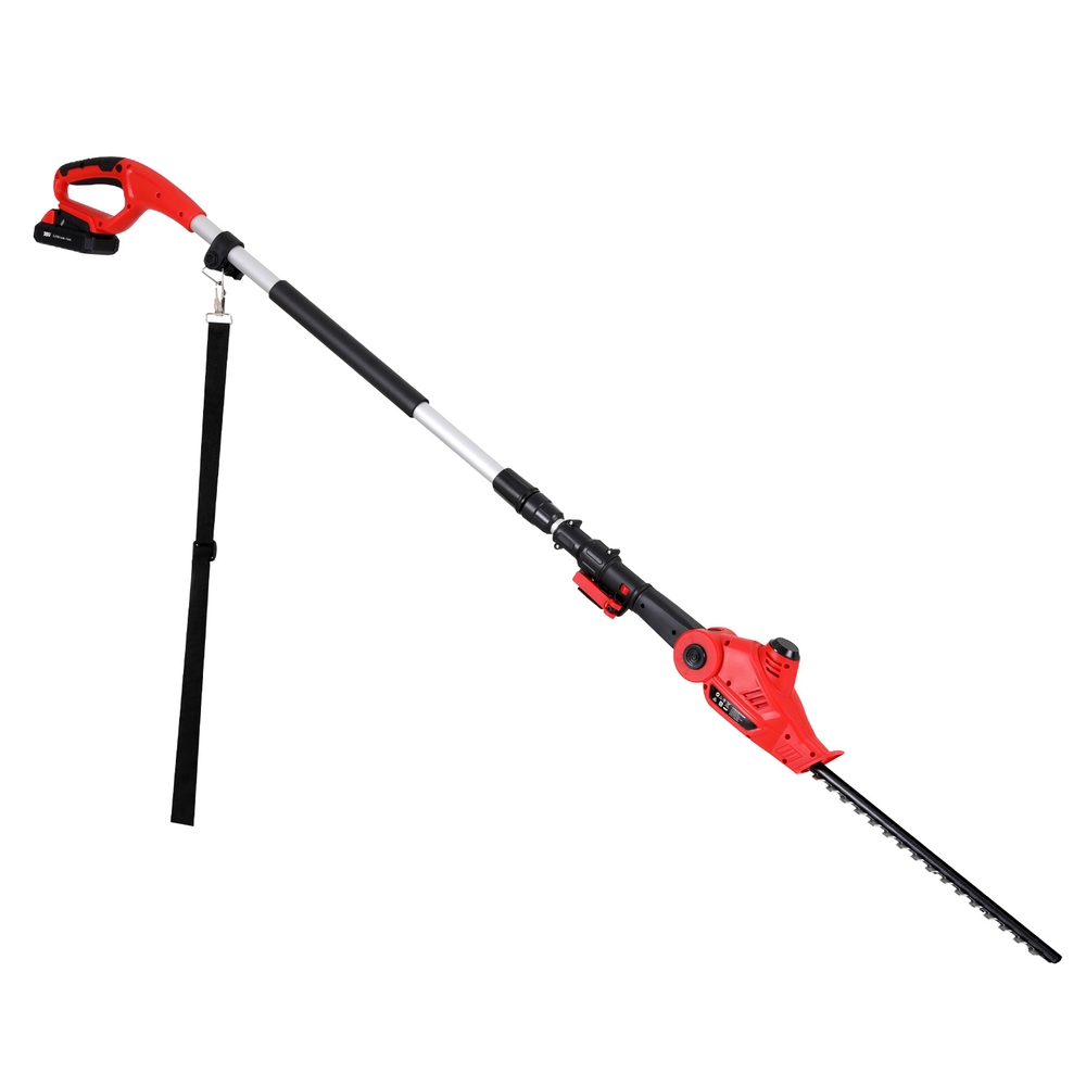 HT-POLE-20V-45-RDBK-189913-00 Giantz Cordless Pole Hedge Trimmer Garden Pruner Electric Cutter - Image 1