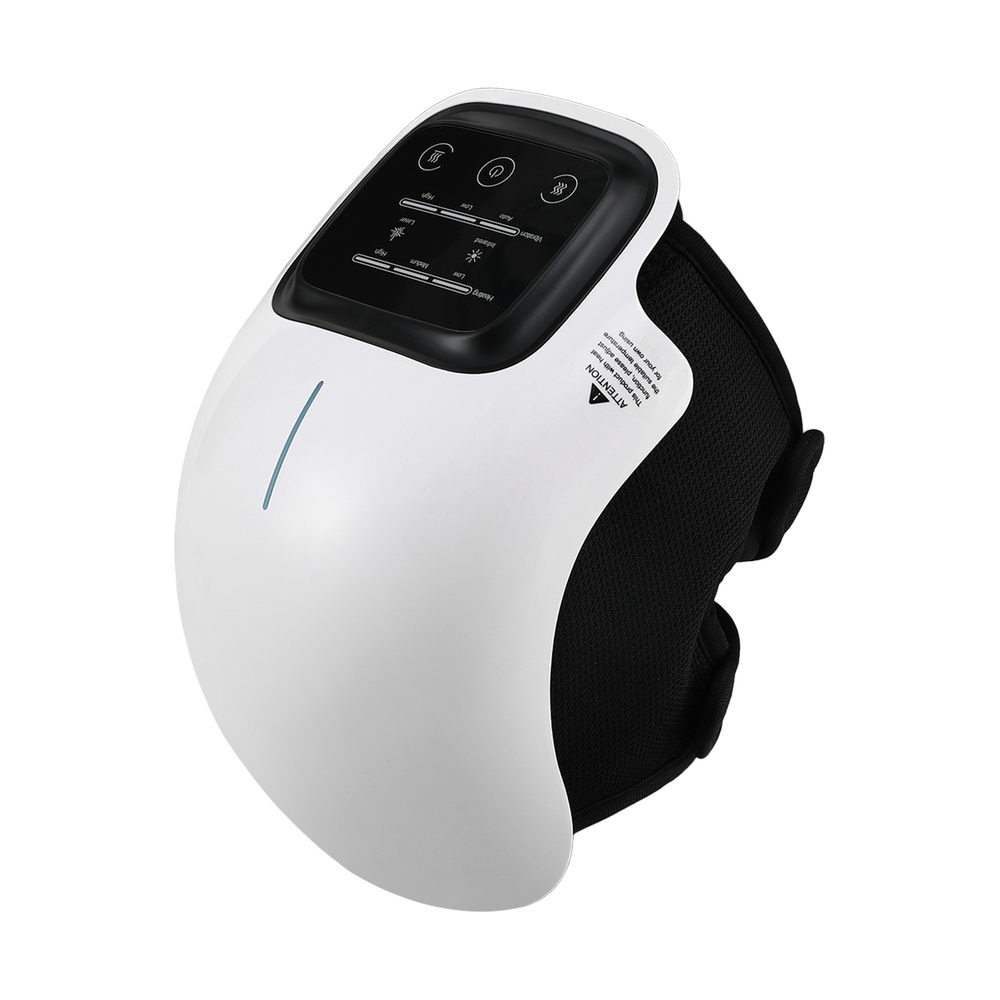 KNEE-MASSAGE-01-WHBK-202506191526-00 Livemor Knee Massager Vibration Infrared Heating Therapy Machine Elbow - Image 1