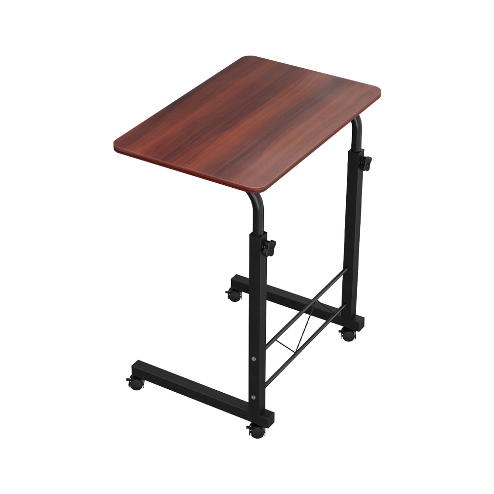 LA-DESK-60-DW-11867-00 Artiss Laptop Desk Table Adjustable 60CM Dark Wood - Image 1