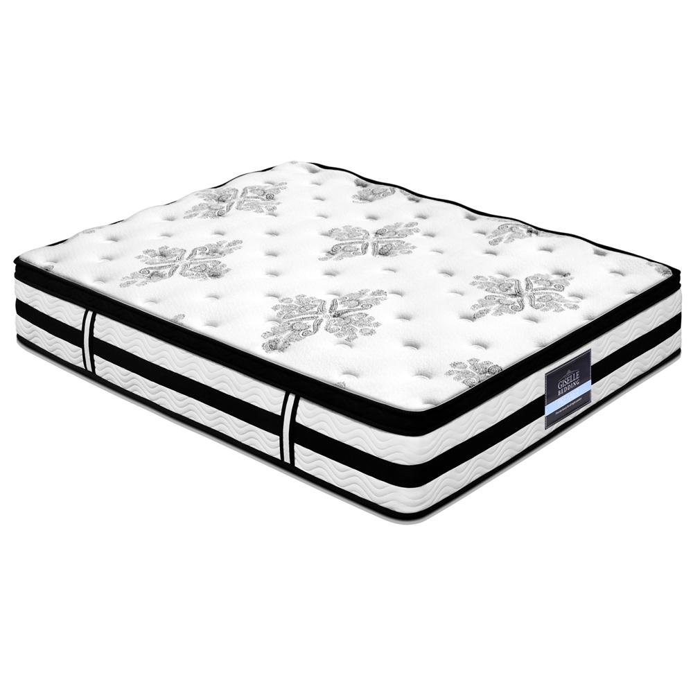 MATTRESS-0908-DOUBLE-202502281448-07 Giselle Bedding 34cm Mattress Euro Top Pocket Spring Double - Image 1