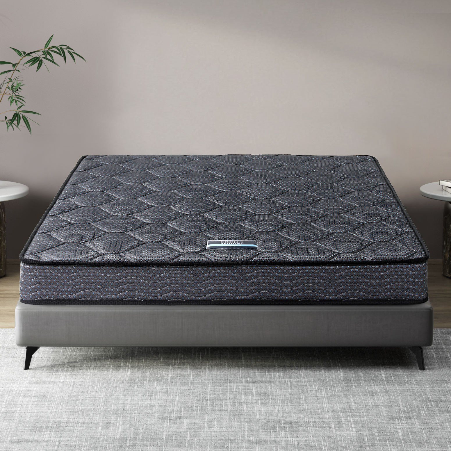 MATTRESS-B-BN16-Q-210278-06 16cm Mattress Giselle Bonnell Spring Queen - Image 1