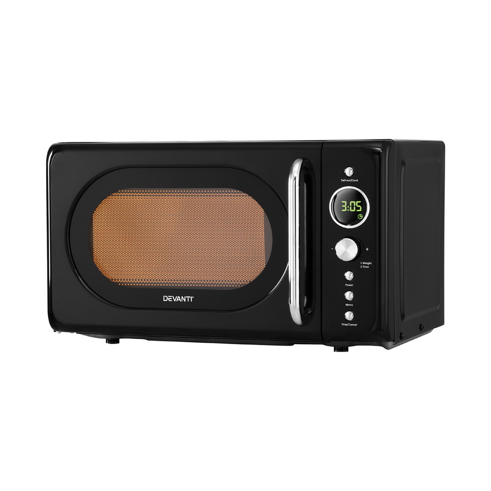 MIO-EF20L-BK-215067-00 Devanti 20L Microwave Oven 700W Black - Image 1