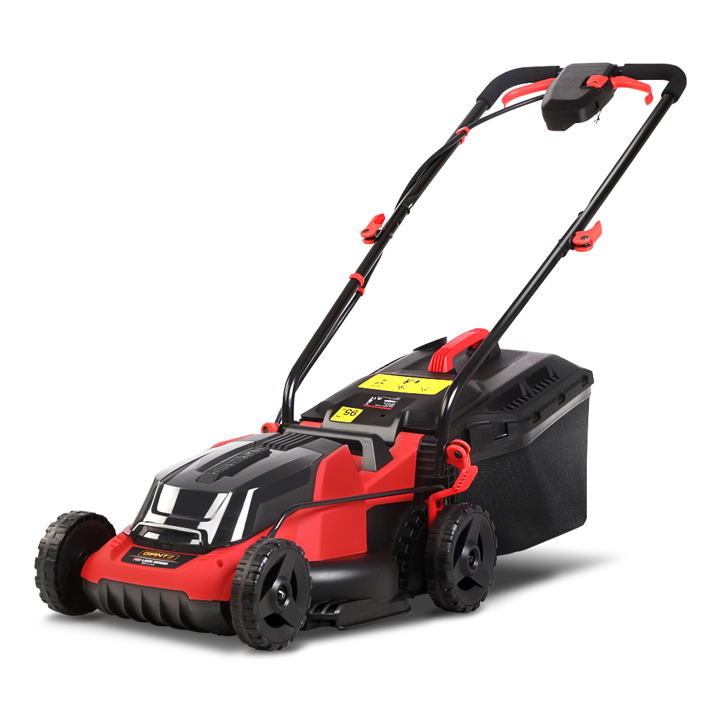 MOWER-LI34-RDBK-00 Giantz Lawn Mower Cordless 40V Battery Electric Lawnmower 34cm Width - Image 1