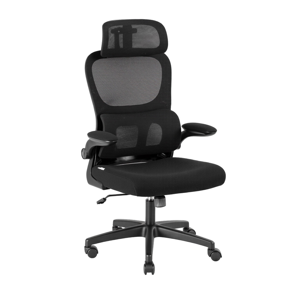 OCHAIR-H-FZ09H-BK-202503041106-00 Artiss Ergonomic Office Chair Mesh Chairs Black - Image 1