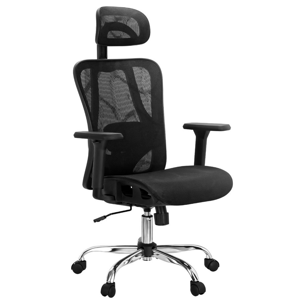 OCHAIR-H-FZ20-BK-150724-00 Artiss Ergonomic Office Chair Recline Black - Image 1