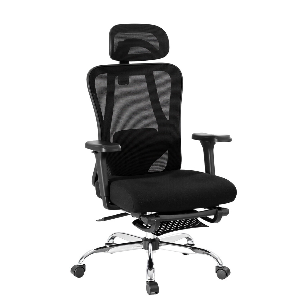 OCHAIR-H-FZ20-FT-BK-202503041106-00 Artiss Ergonomic Mesh Office Chair Black - Image 1