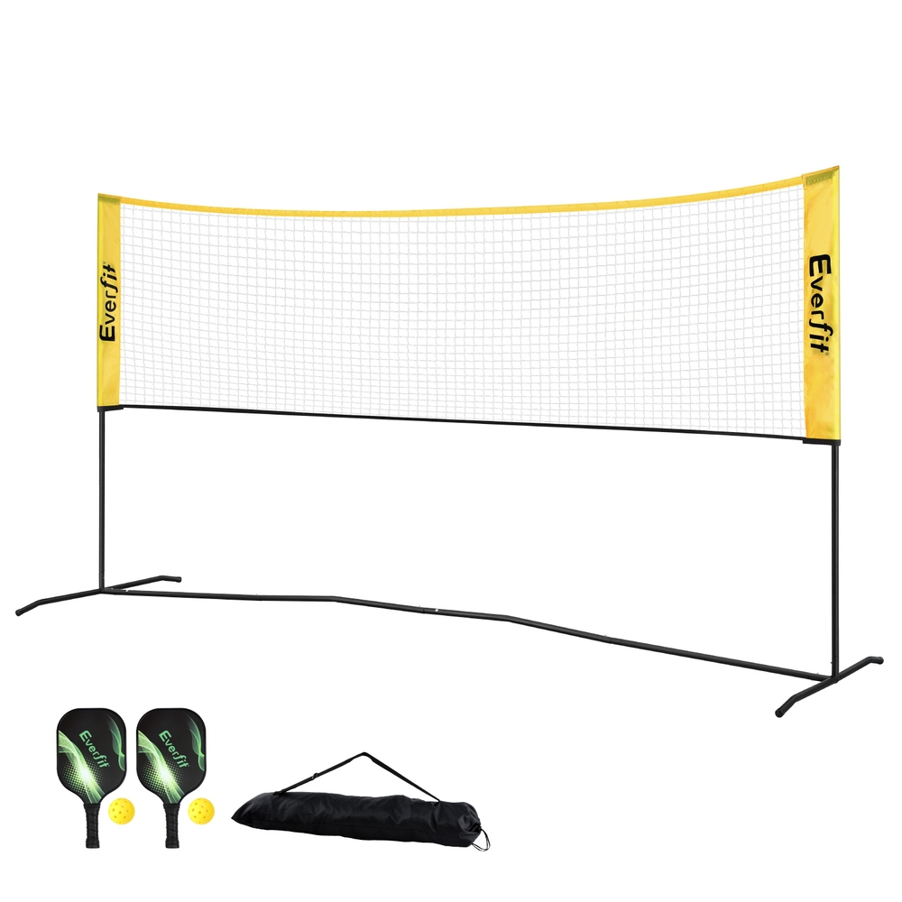 PB-B-10FT-GR-202506191530-00 Everfit 10ft Portable Pickle Ball Net Adjustable Multi-Sport for Badminton Tennis Pickleball Volleyball - Image 1