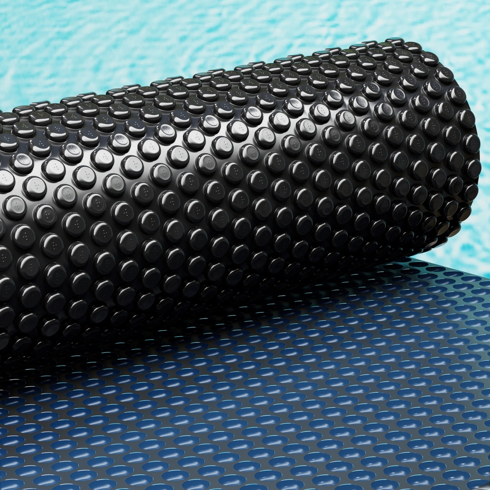 PC-65X30-L-BK-BL-190308-06 Aqua Buddy Pool Cover 600 Micron 6.5x3m Swimming Pool Solar Blanket Blue Black - Image 1