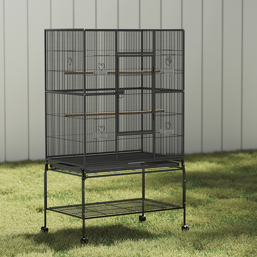 PET-BIRDCAGE-B029T-4916-07 i.Pet Bird Cage 138cm Large Aviary - Image 1