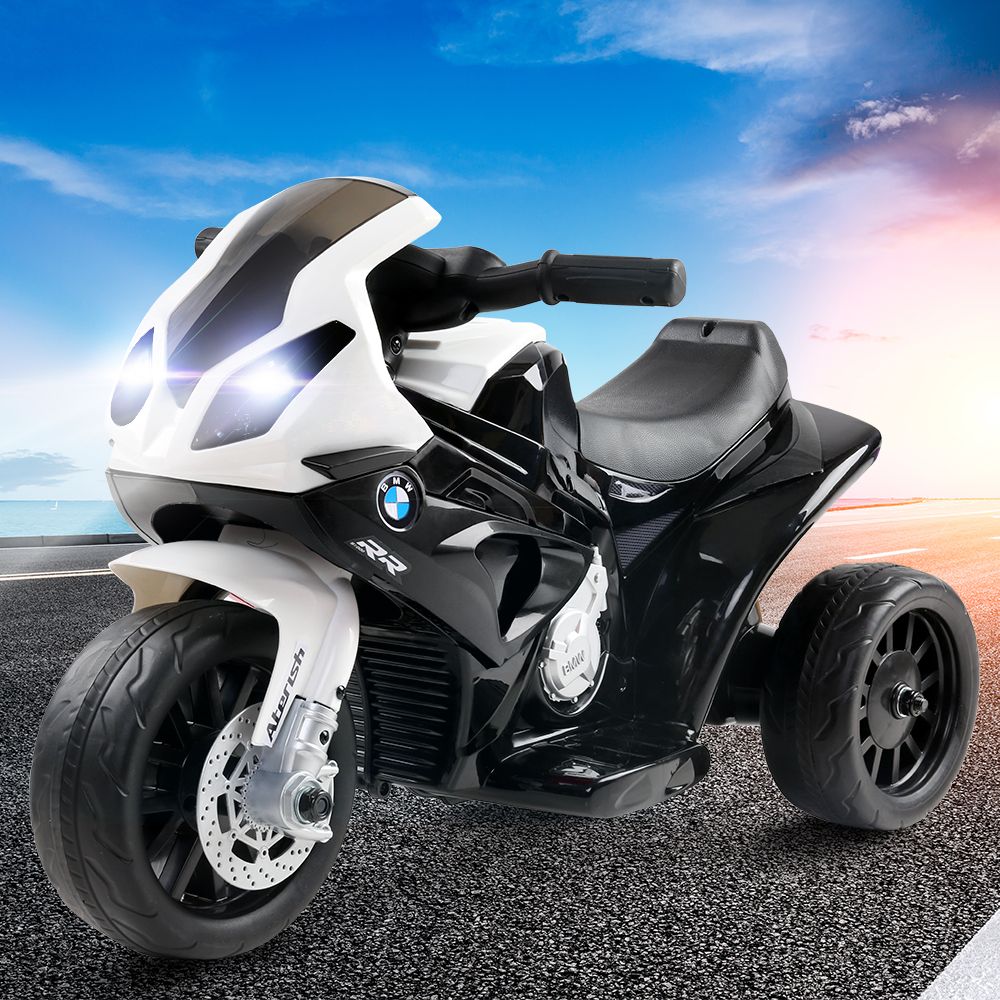 RCAR-S1000RR-BK-202502281600-00 Kids Ride On Car Electric Ride On Cars Motorcycle Motorbike BMW Licensed S1000RR Black - Image 1