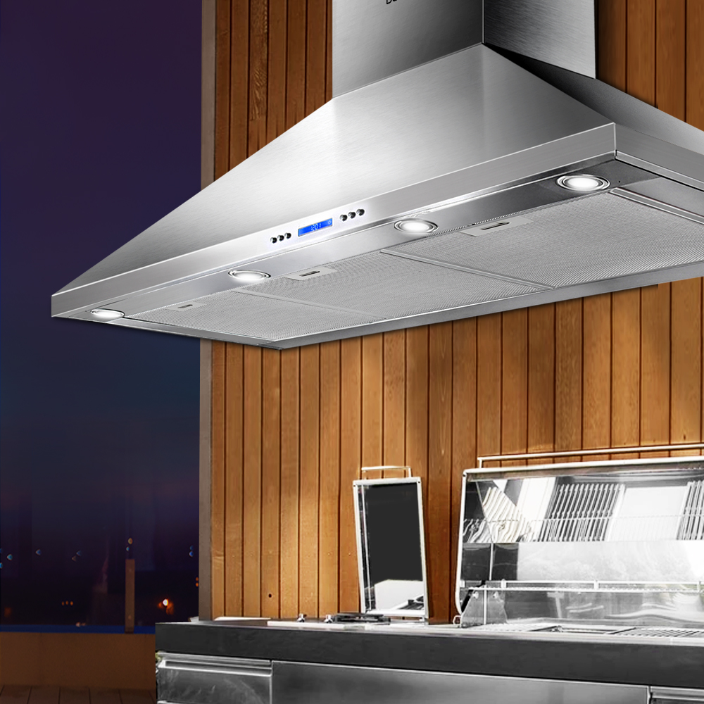 RH-BBQ-1200-202502281658-00 Devanti 1200mm Range Hood 120cm BBQ Commercial Rangehood - Image 1