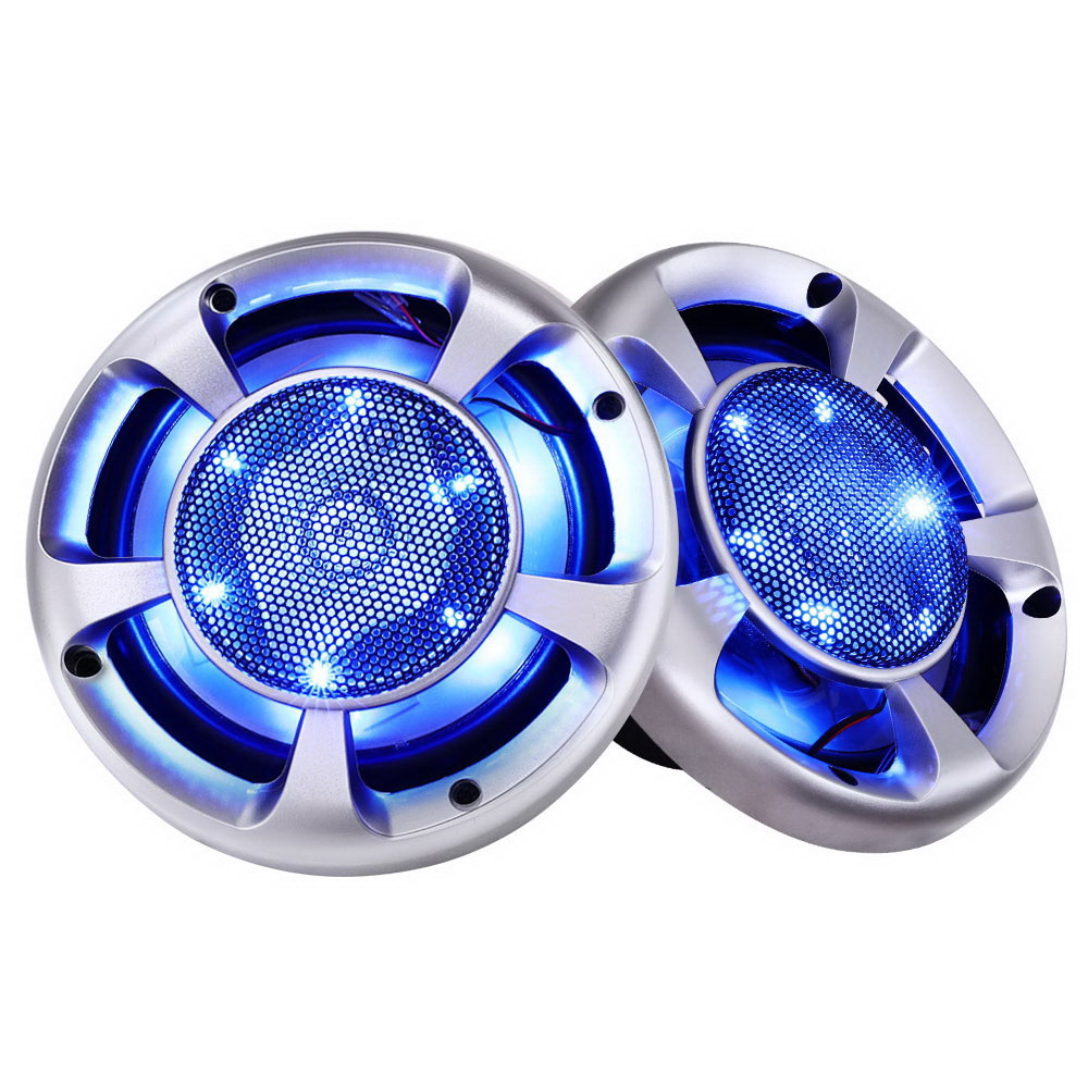 RS-SPK-CAR-500W-65397LD-00 Giantz Set of 2 6.5inch LED Light Car Speakers - Image 1