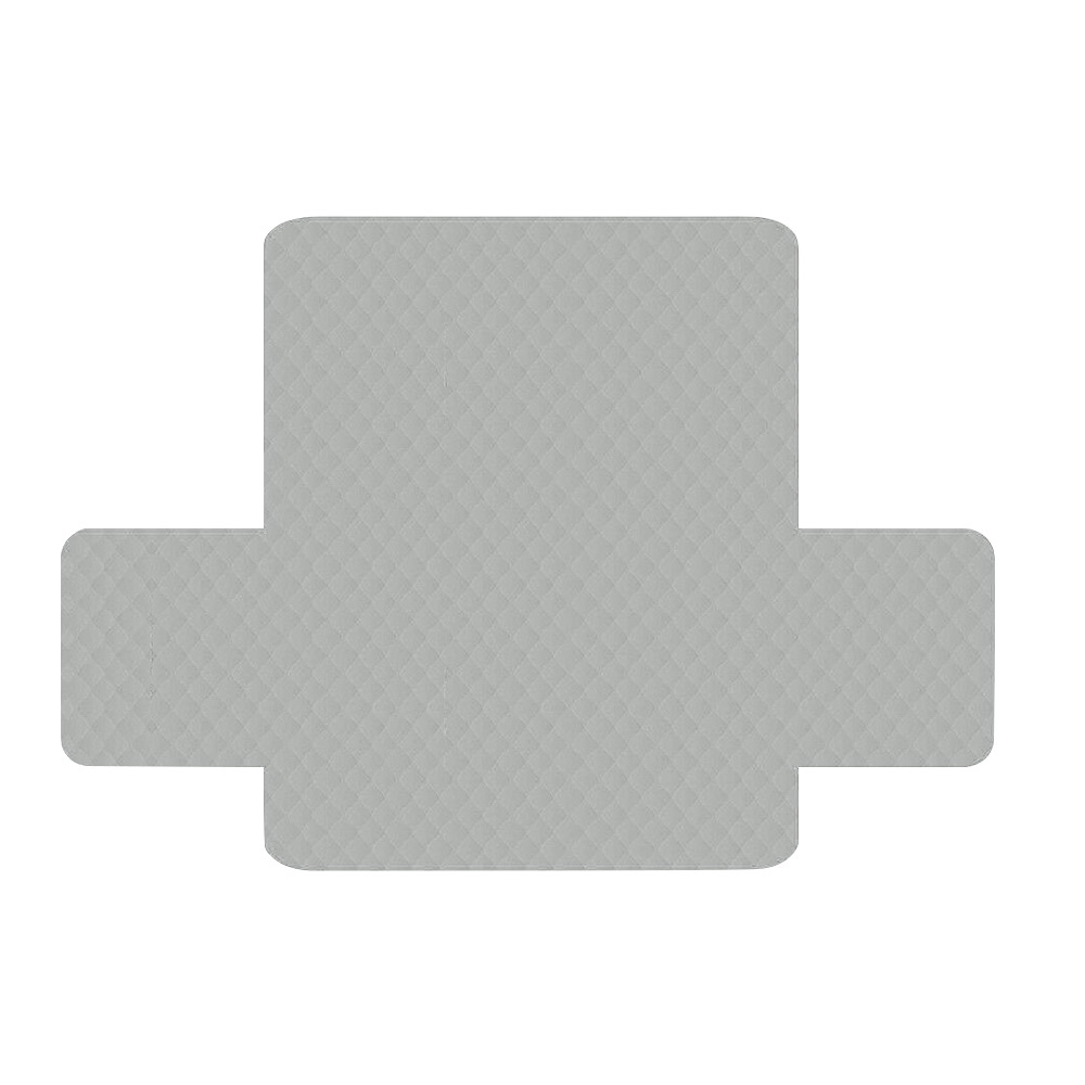 SCOVER-PAD-3-GY-00 Artiss Sofa Cover Couch Covers 3 Seater Quilted Grey - Image 1