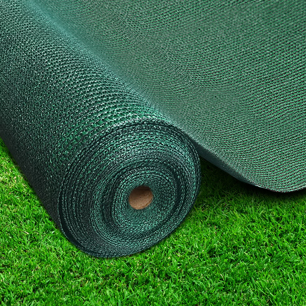 SH-CL-366X300-100-GR-202502281922-00 Instahut 50% Shade Cloth 3.66x30m Shade Cloth Sail Heavy Duty Shadecloth Garden Mesh Roll GR - Image 1
