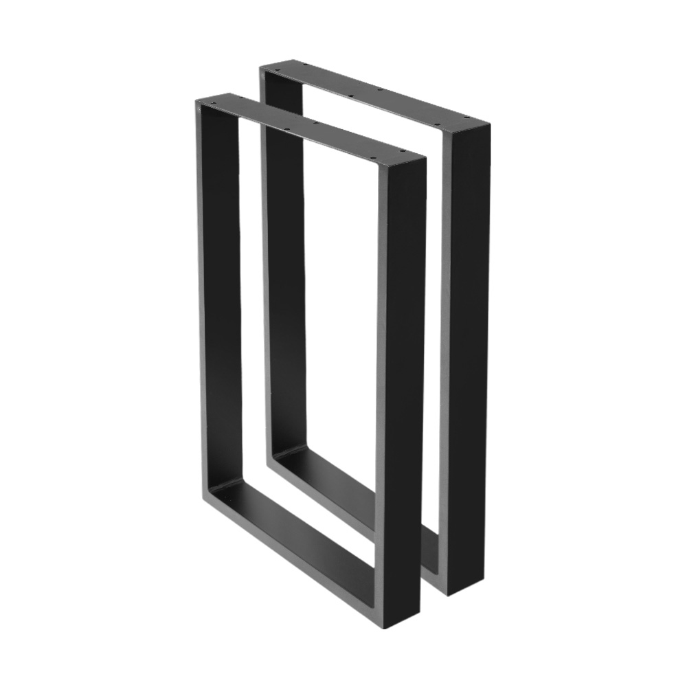 TAB-LEG-BOX-7150-BKX2-00 Artiss Metal Table Legs DIY Rectangular 71X50CM Set of 2 - Image 1