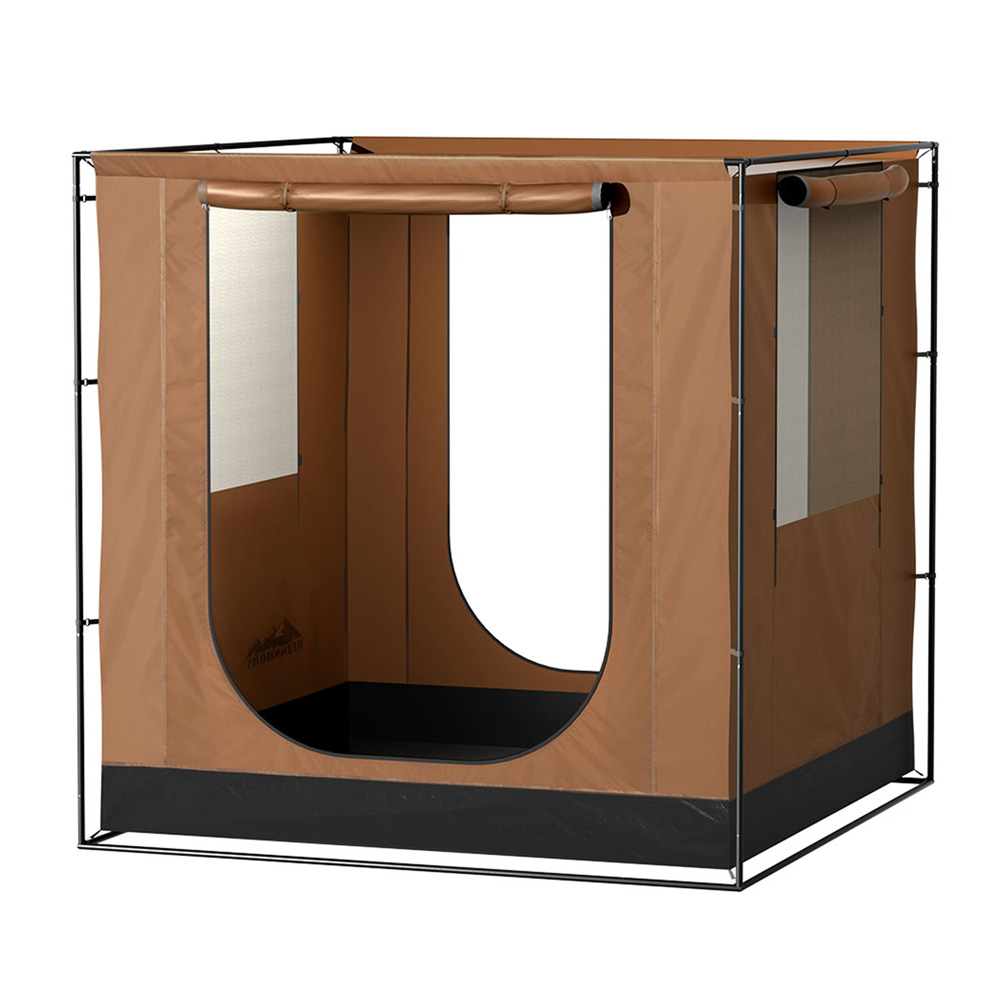 TENT-D-CT-200-BR-131294-00 Weisshorn Camping Tent SUV Car Side Awning 2x2m Canopy Outdoor Portable 4WD - Image 1