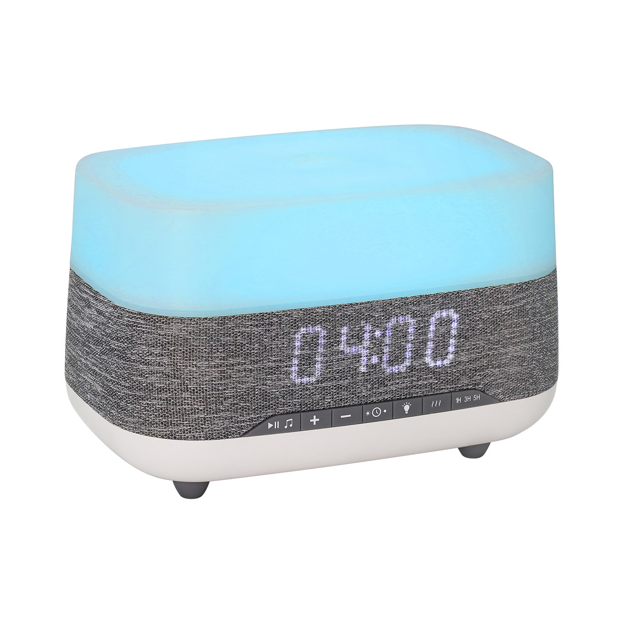 V1031-AO-ADSP-924-202506191017-00 Laser Ambient Diffuser Clock Radio with Bluetooth Speaker & Light - Image 1