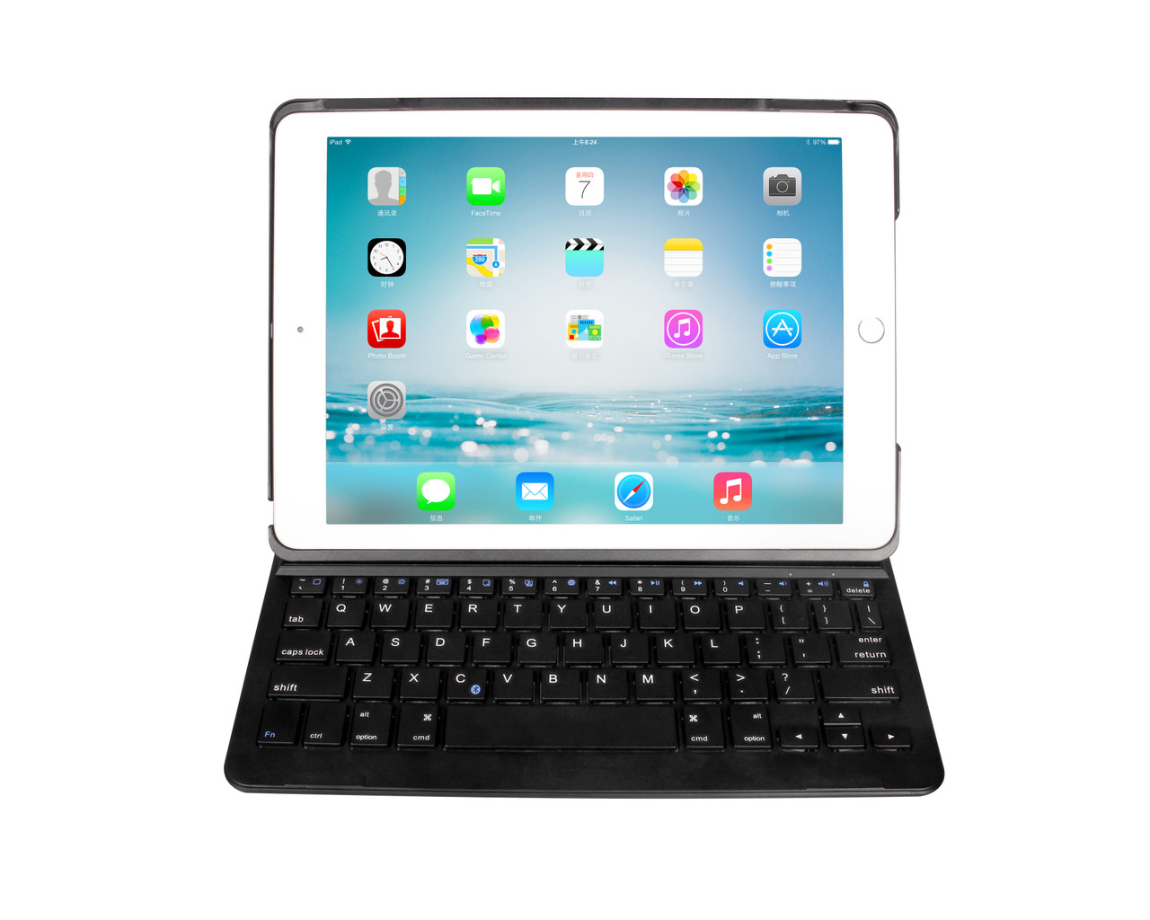 V1031-CB-KBIPAD97-202507041055-00 Connect Wireless Keyboard Case for iPad - Image 1