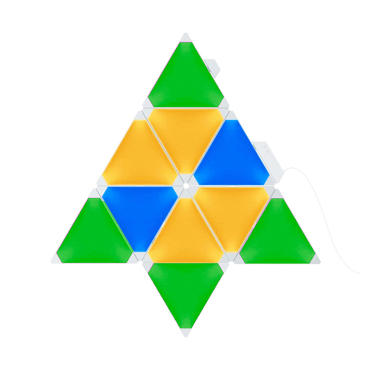 V1031-LSH-10TRI-037-202507041110-00 Laser Smart DIY Triangle Light WiFi RGB 10-Pack - Image 1