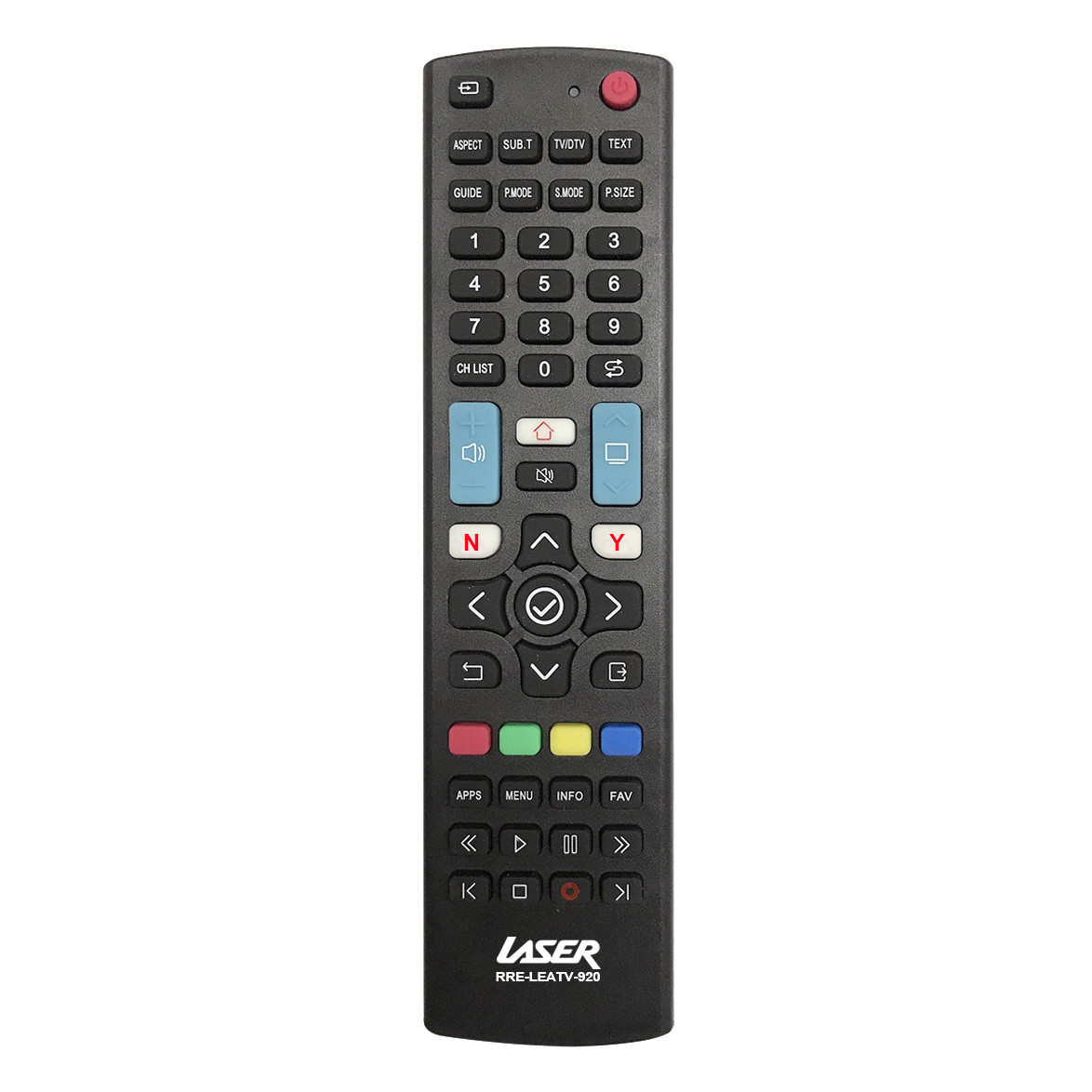 V1031-RRE-LEATV-920-202506191016-00 Laser Universal TV Remote for Smart & LED TVs - Image 1