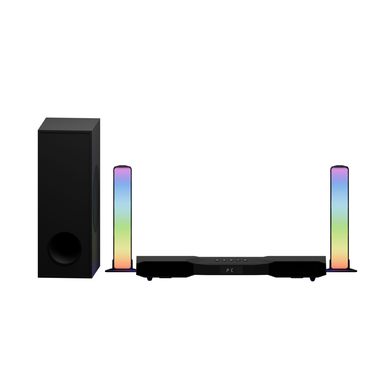V1031-SP-21CSSW-112-202506191018-00 Laser RGB Gaming Soundbar with Subwoofer - Image 1