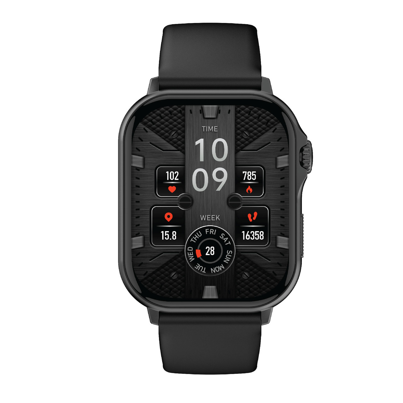 V1031-VF-M4GPSB-907-202507021045-00 V-Fitness Smart Watch GPS and 2.1 inch Black - Image 1
