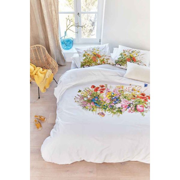 V107-1400767-200796-00 Amazing Flowers Multi Marjolein Bastin Cotton Quilt Cover Sets by Bedding House Queen - Image 1