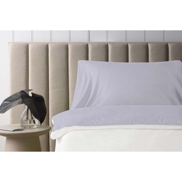 V107-5096578-200538-00 Silver Self Tanning Polyester Cotton Sheet Protector by Accessorize - Image 1