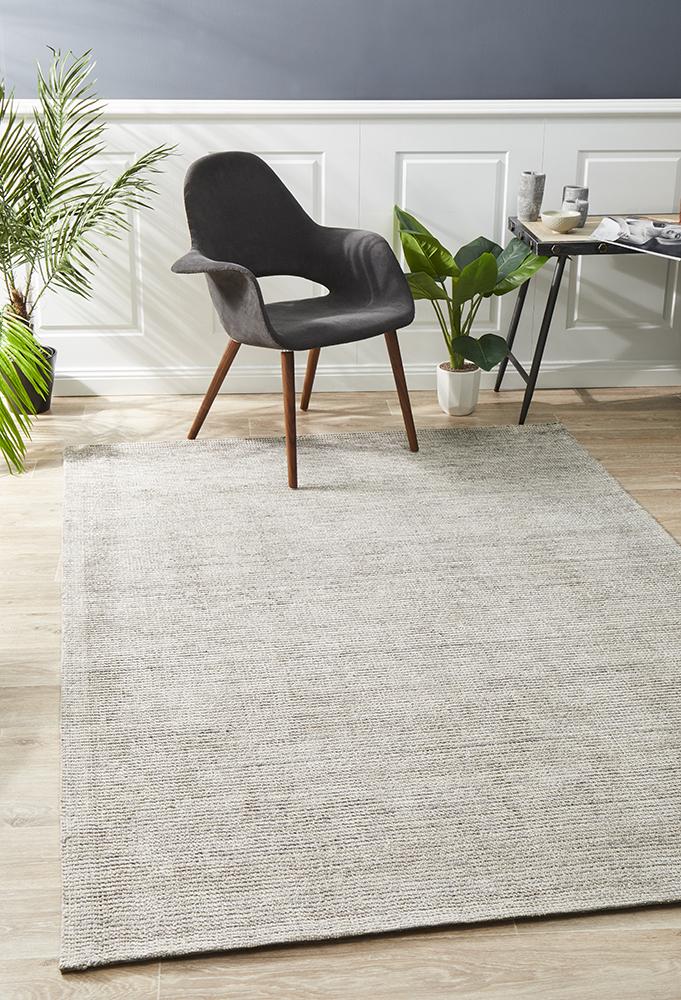 V107-ALU-STONE-280X190-207031-00 Allure Stone Cotton Rayon Rug by Rug Culture - 280X190CM - Image 1
