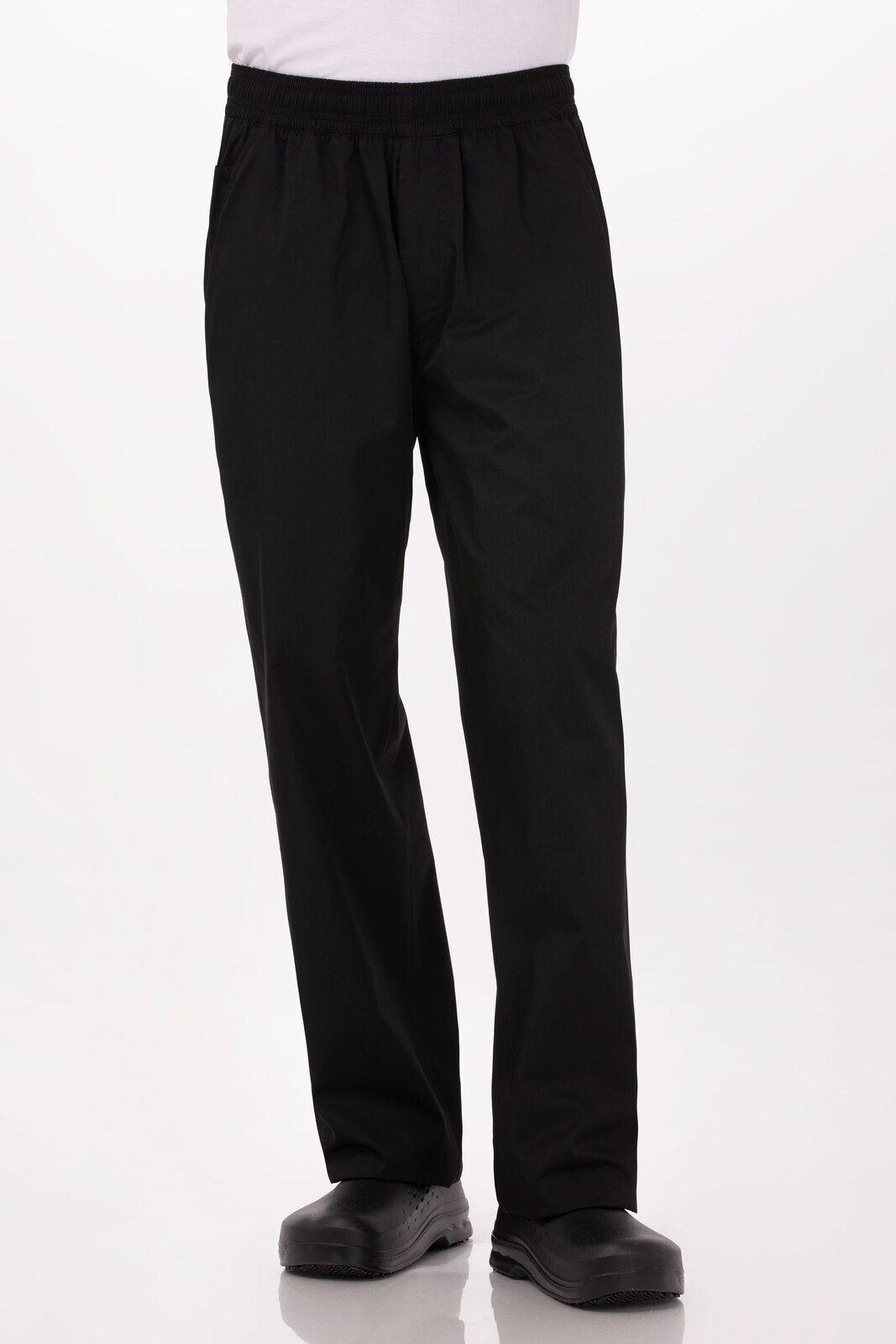 V107-BBLW-XXL-217358-00 Lightweight Black XXL Baggy Pants by Chef Works - Image 1