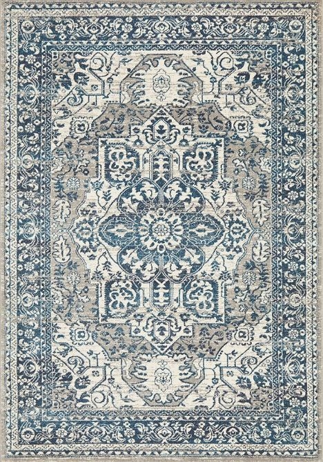 V107-BLN-207-BLUE-230X160-207438-00 Babylon 207 Blue by Rug Culture-230X160CM - RECTANGLE - Image 1